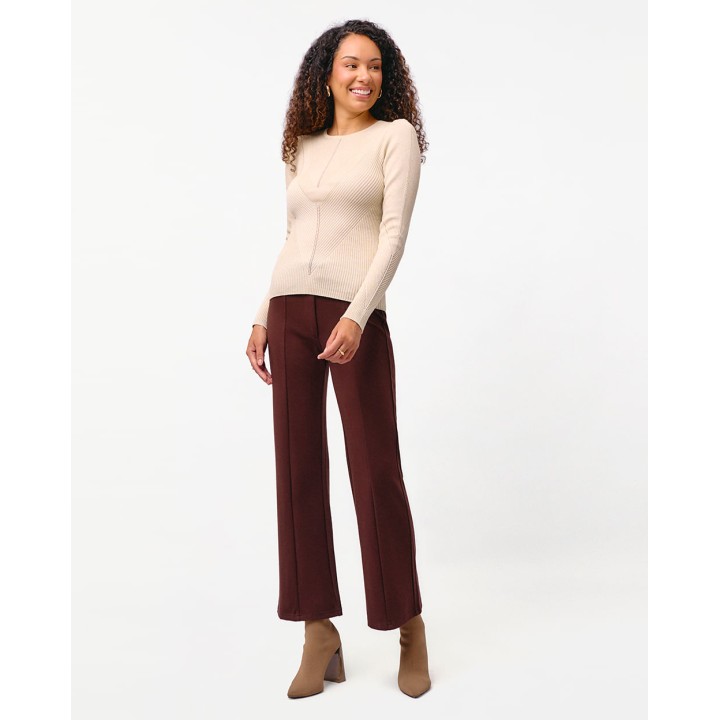 Chompa Mujer Jimena 3 Beige Crema