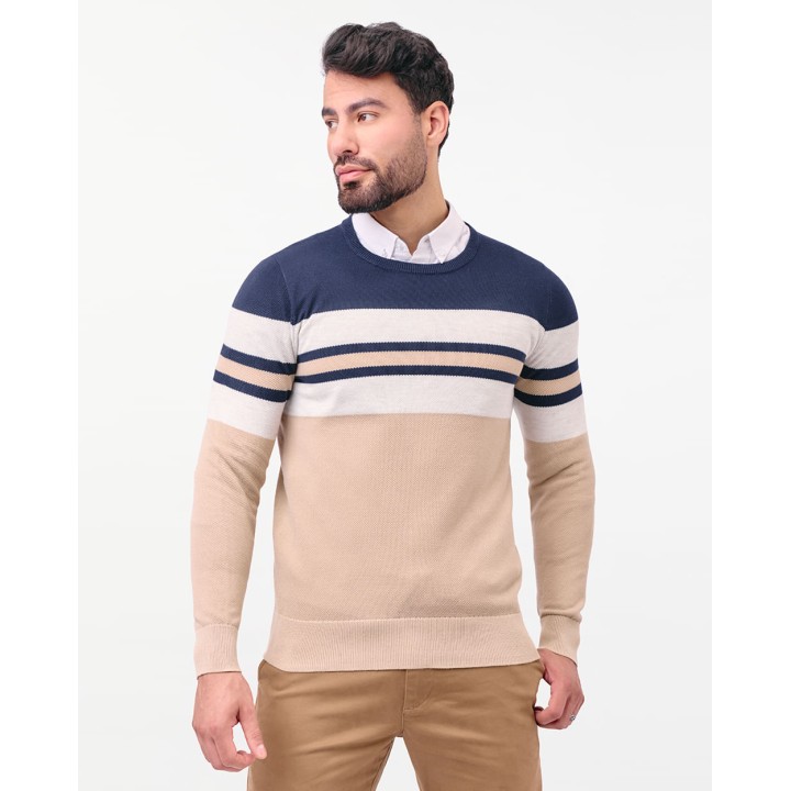 Chompa Hombre Jhair Beige Arena