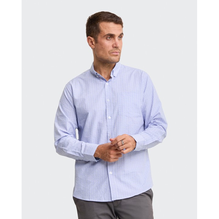 Camisa Hombre Piedro Celeste Dusk