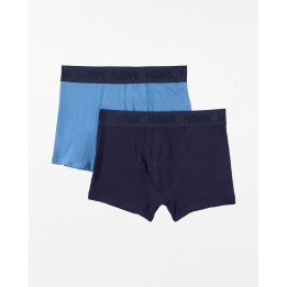 Boxer Pack x 2 Hombre Rocco Azul Claro/Azul
