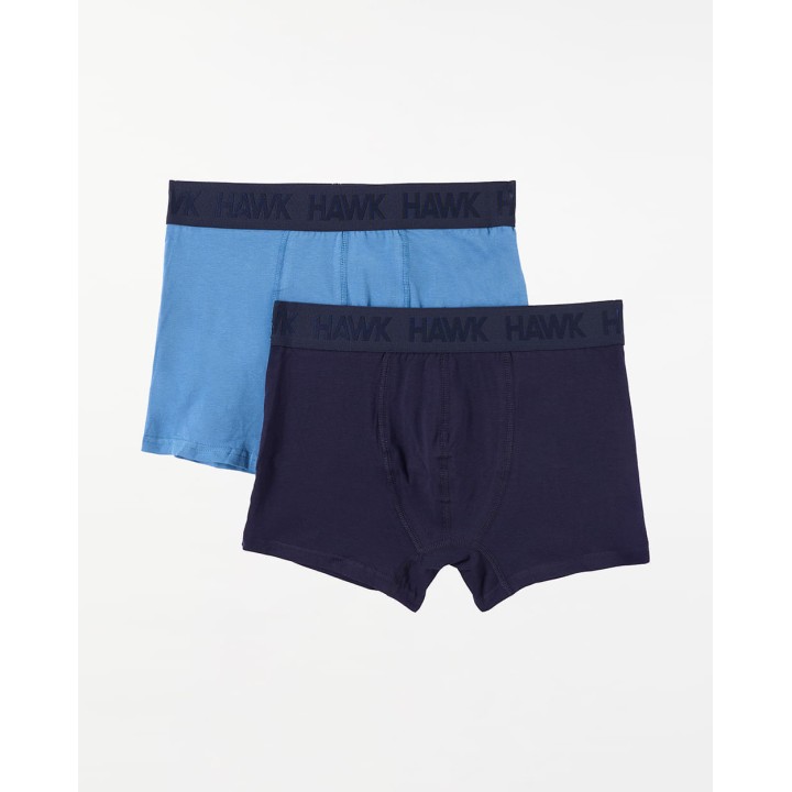 Boxer Pack x 2 Hombre Rocco Azul Claro/Azul