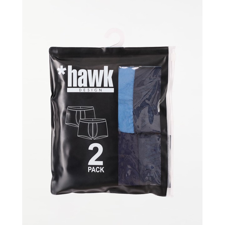Boxer Pack x 2 Hombre Rocco Azul Claro/Azul