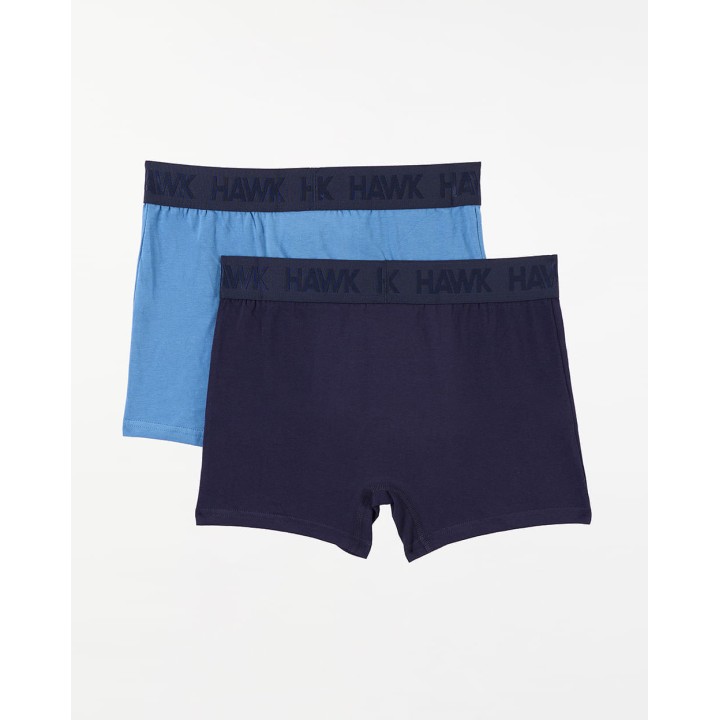 Boxer Pack x 2 Hombre Rocco Azul Claro/Azul