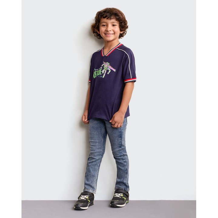 Polo Niño Rod Azul Oxford