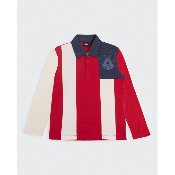 Polo Cuello Camisa Niño Harry Rojo Fuerte