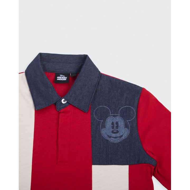Polo Cuello Camisa Niño Harry Rojo Fuerte