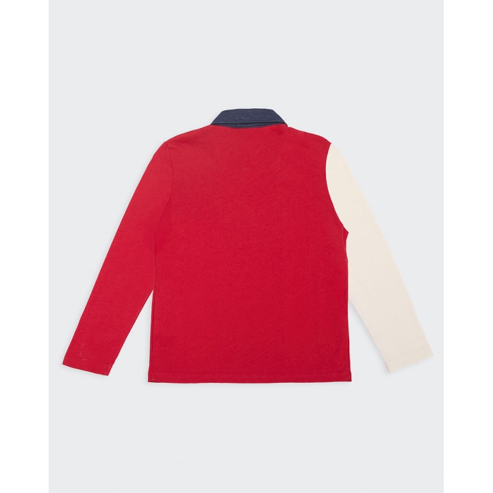 Polo Cuello Camisa Niño Harry Rojo Fuerte