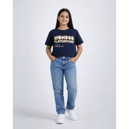 Polo Jovencita Marieta Azul Sombra