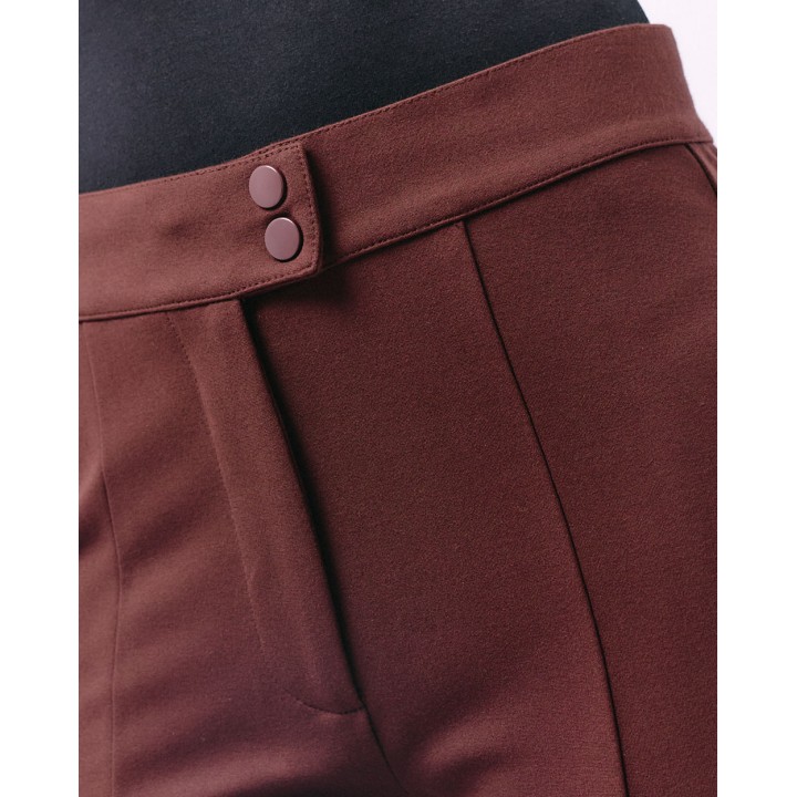 Pantalón Mujer Lirio Marron Chocolate