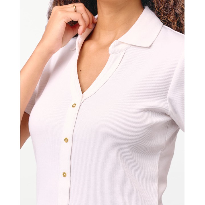 Polo Mujer Supriya Blanco Optico