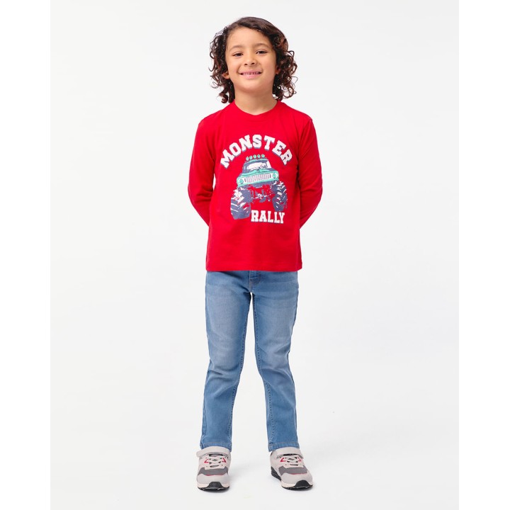 Polo Niño Boshe Rojo Prince
