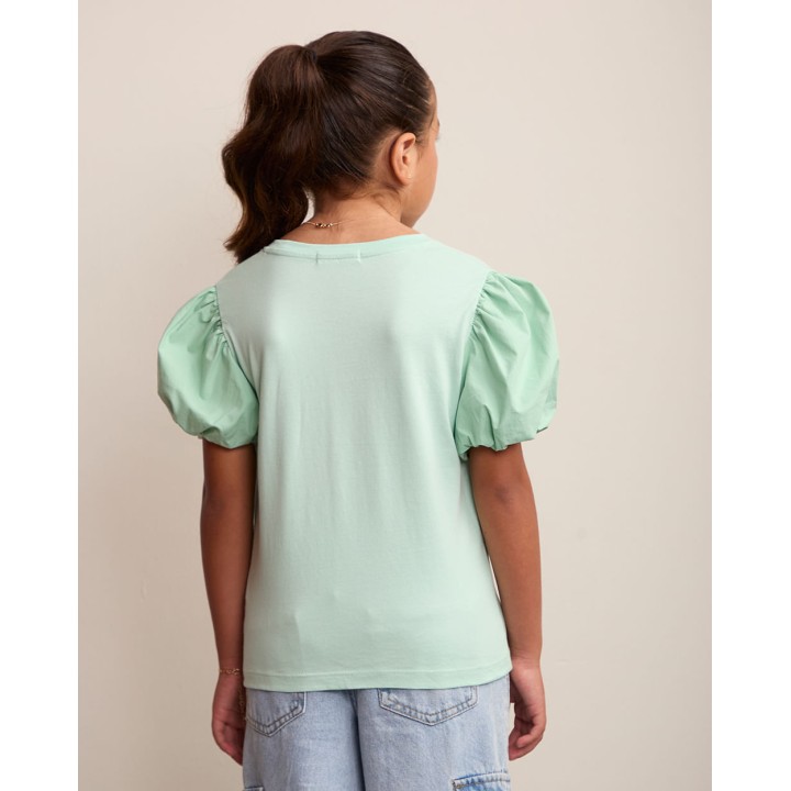 Polo Niña Lorena Verde Tierra