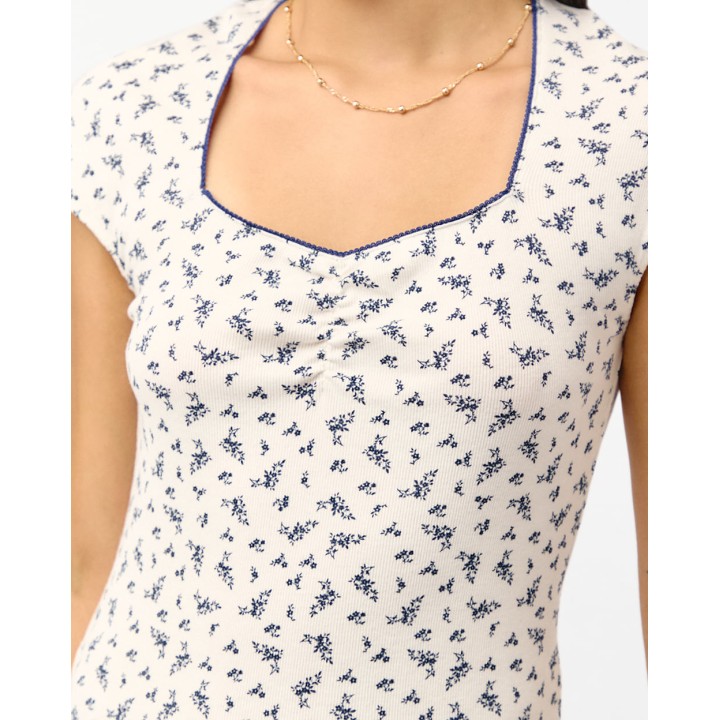 Polo Mujer Pieri Crema Pastel