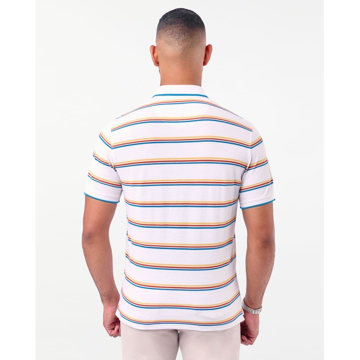 Polo Cuello Camisa Hombre Saylor Blanco Optico