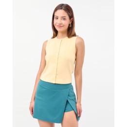 Top Mujer Aurora Amarillo Pastel