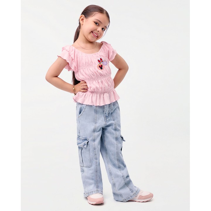 Top Niña Angela Rosado Wood