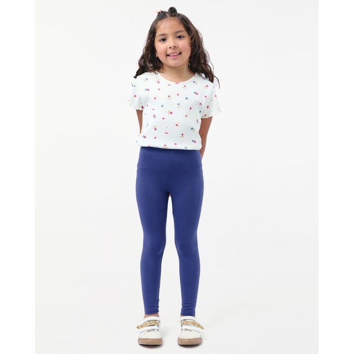 Legging Pack x 2 Niña Bella Rosado/Azulino Marino