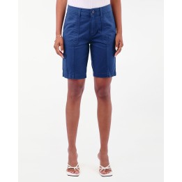 Bermuda Mujer Margaret Solid Azul Real