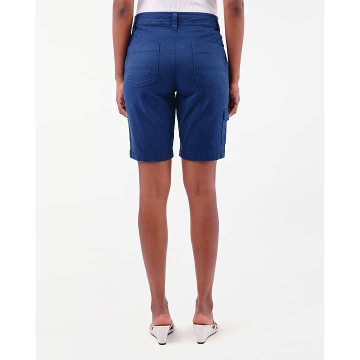 Bermuda Mujer Margaret Solid Azul Real