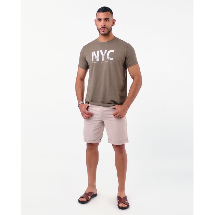 Bermuda Hombre Bill Beige Camello