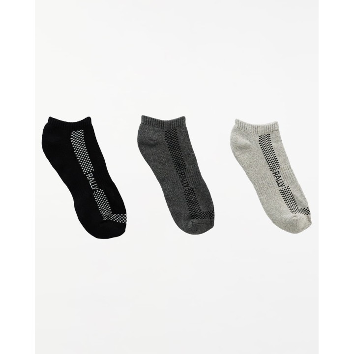 Calcetines Pack x 3 Hombre Cales Gris Oscuro