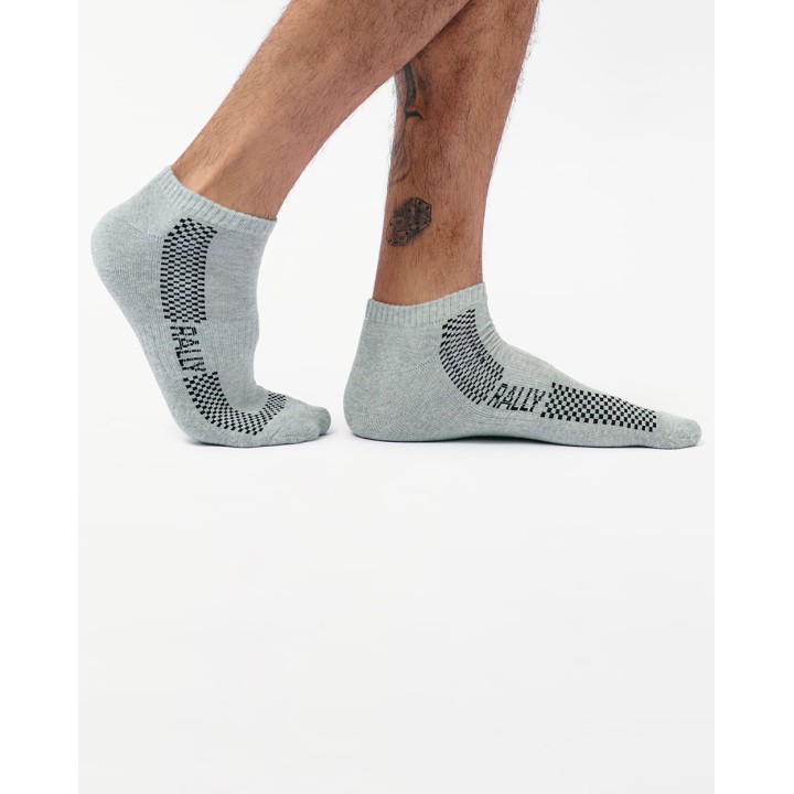 Calcetines Pack x 3 Hombre Cales Gris Oscuro