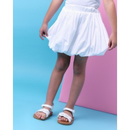 Falda Niña Luna Blanco
