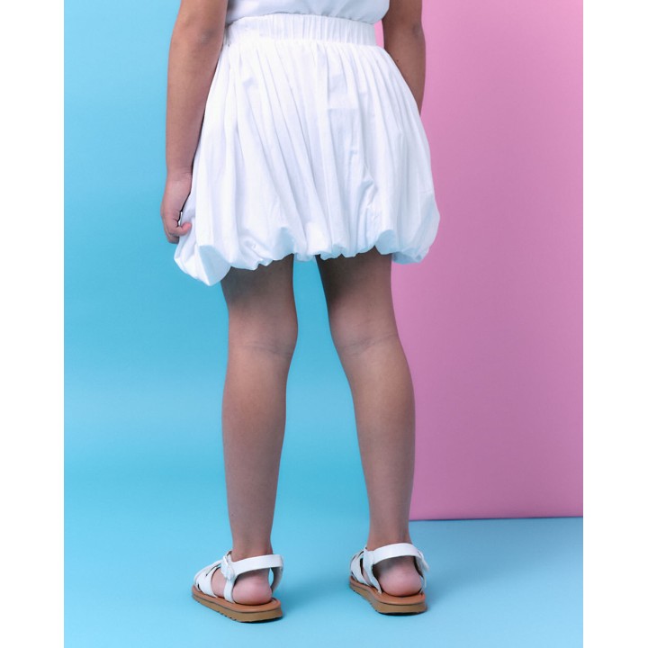 Falda Niña Luna Blanco