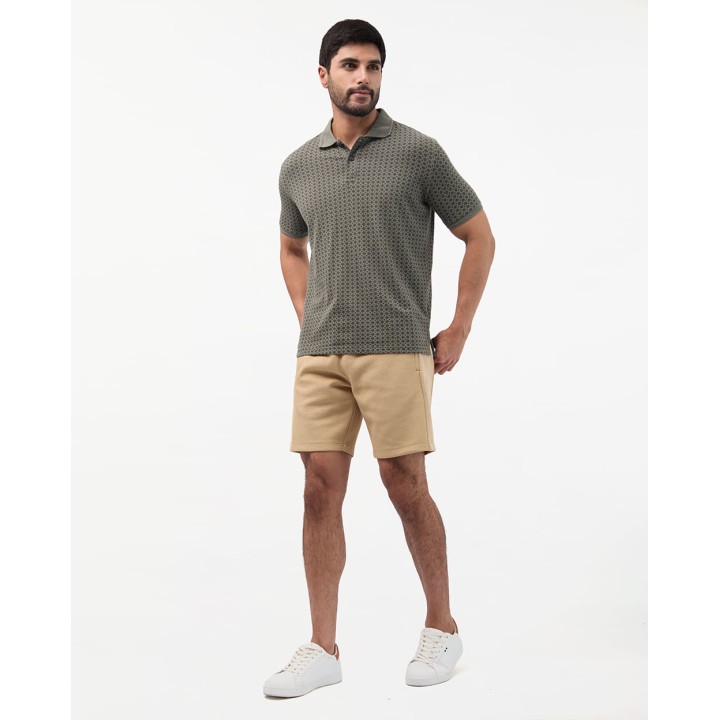Polo Cuello Camisa Hombre Enzo Verde Forestal