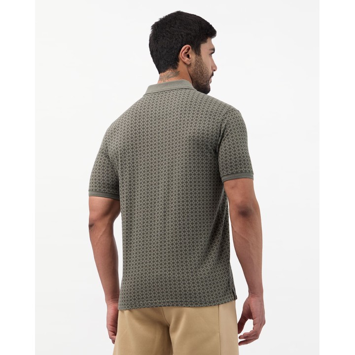 Polo Cuello Camisa Hombre Enzo Verde Forestal
