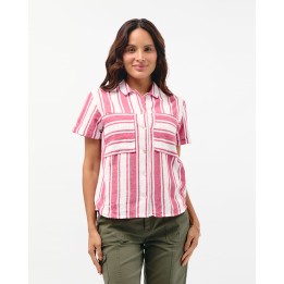 Blusa Mujer Camila Print Rojo Flama