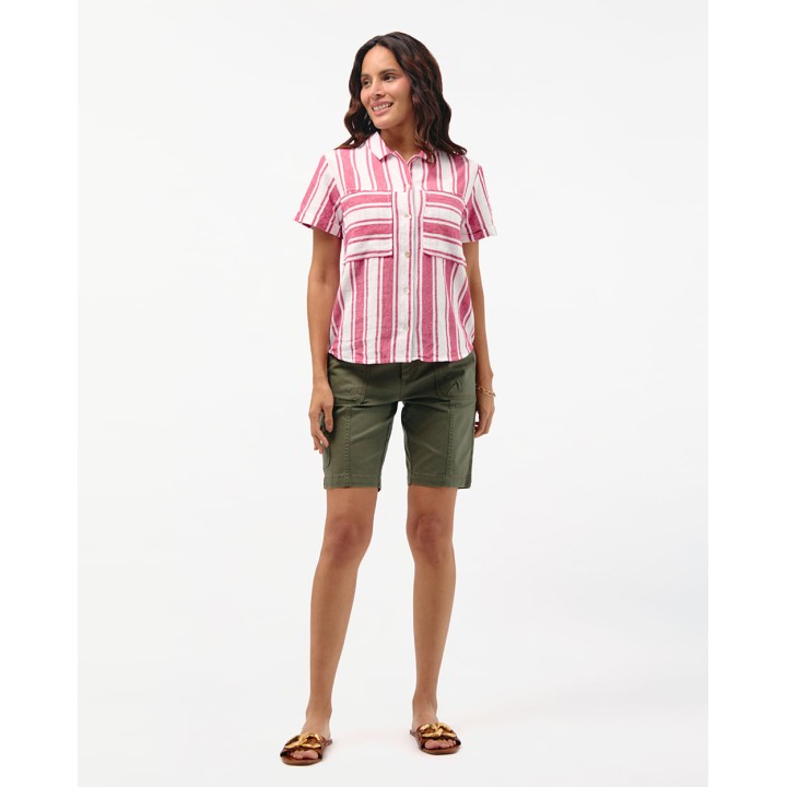 Blusa Mujer Camila Print Rojo Flama