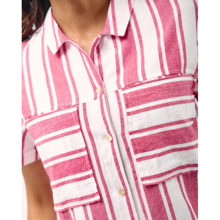 Blusa Mujer Camila Print Rojo Flama