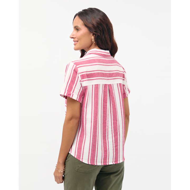 Blusa Mujer Camila Print Rojo Flama