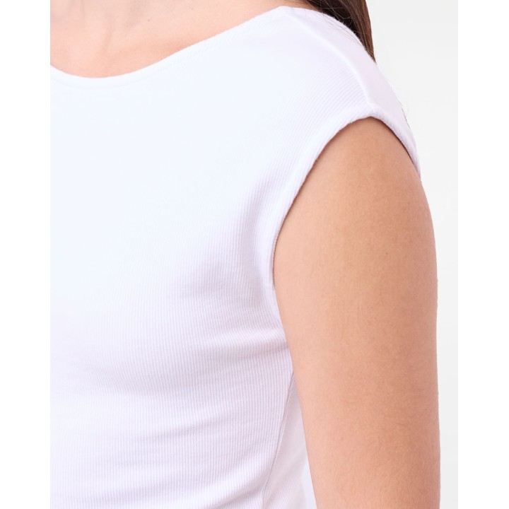 Polo Mujer Holly Blanco Optico