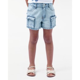 Short Denim Niña Vilma Light Wash
