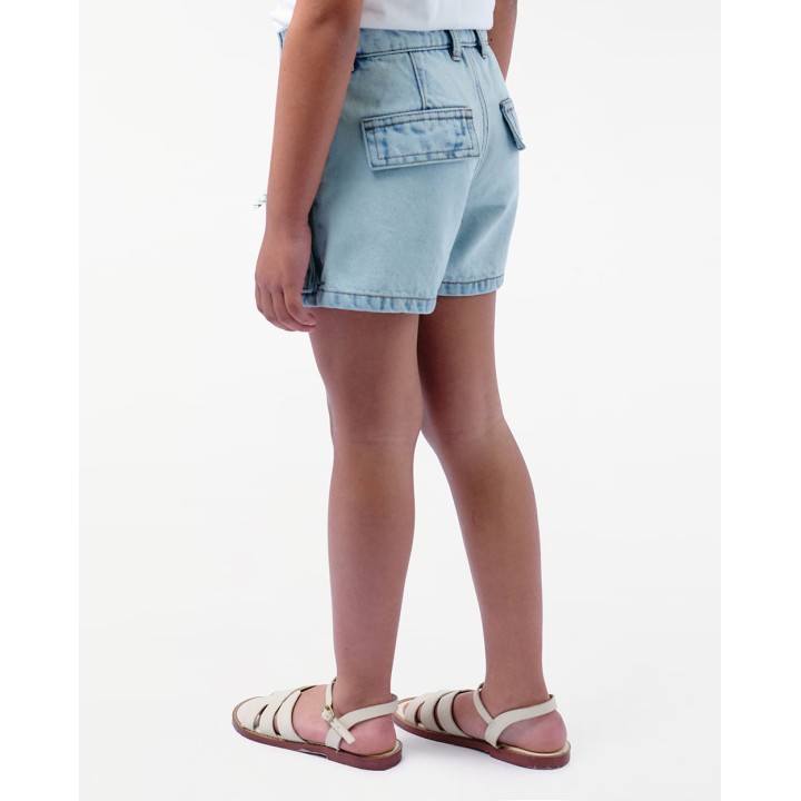 Short Denim Niña Vilma Light Wash