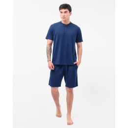 Pijama Set 2 Piezas Hombre James Azul