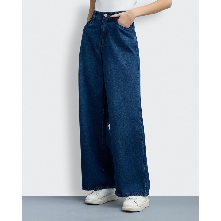 Jean Mujer Zara Total Dirty Stone