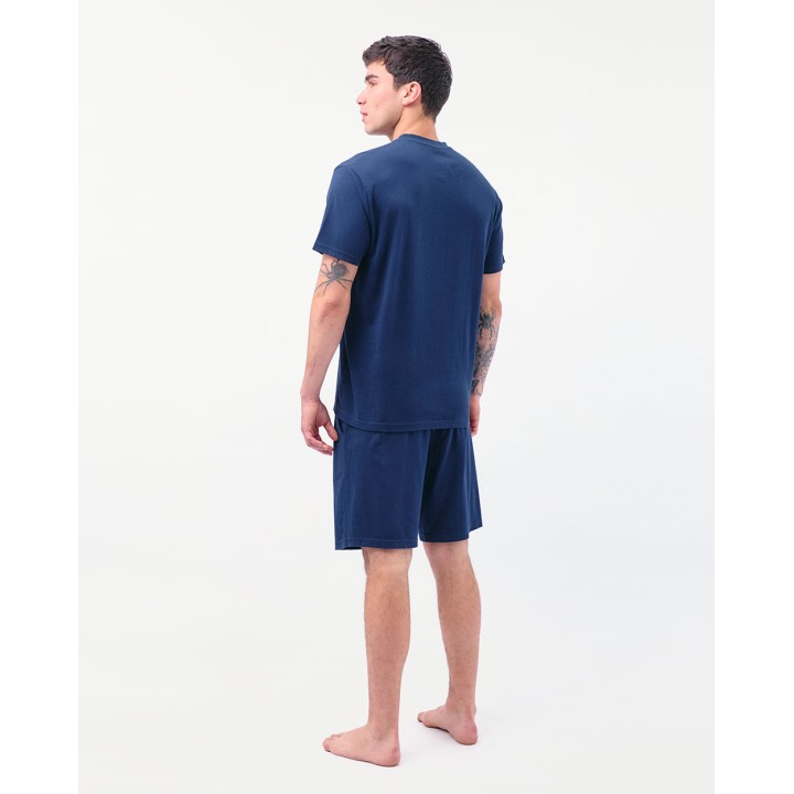 Pijama Set 2 Piezas Hombre James Azul