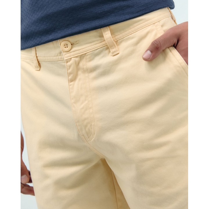 Bermuda Hombre Ismael Amarillo Pastel