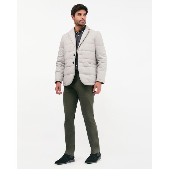 Casaca Hombre Trauco Grey Fit Poly Htr