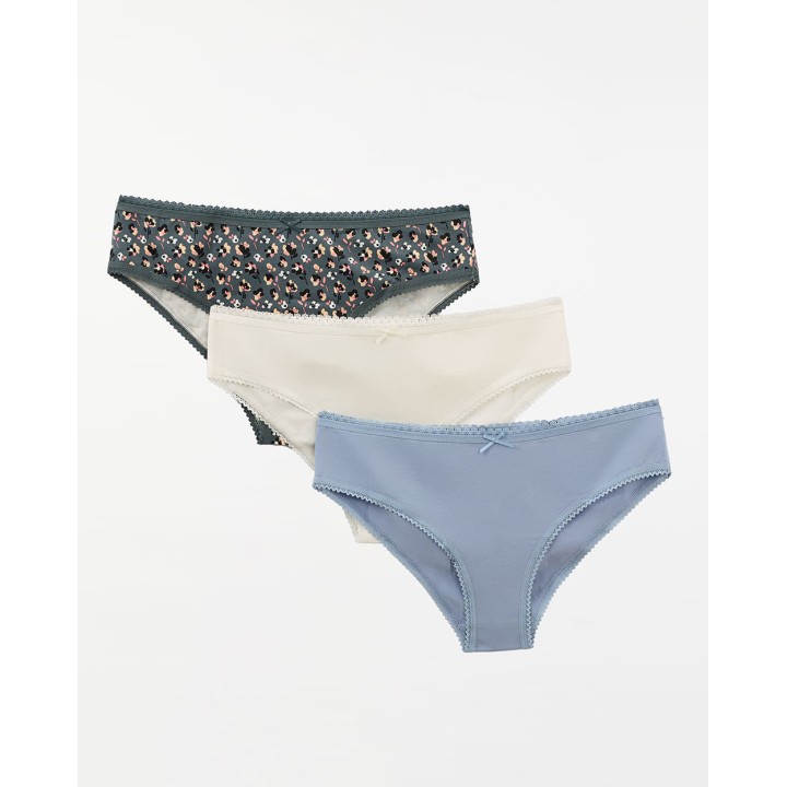 Trusa Pack x 3 Mujer Kalena Azul