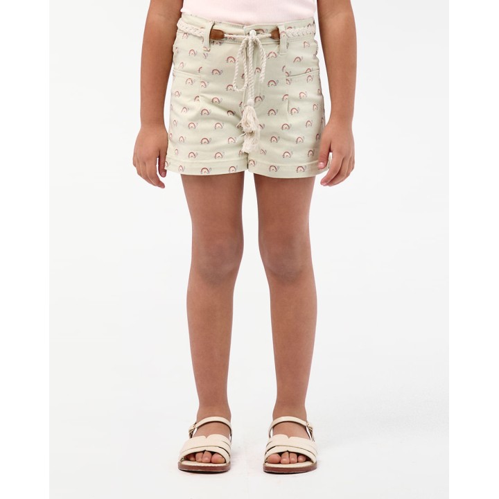 Short Niña Nayla Print Verde Ambrosia