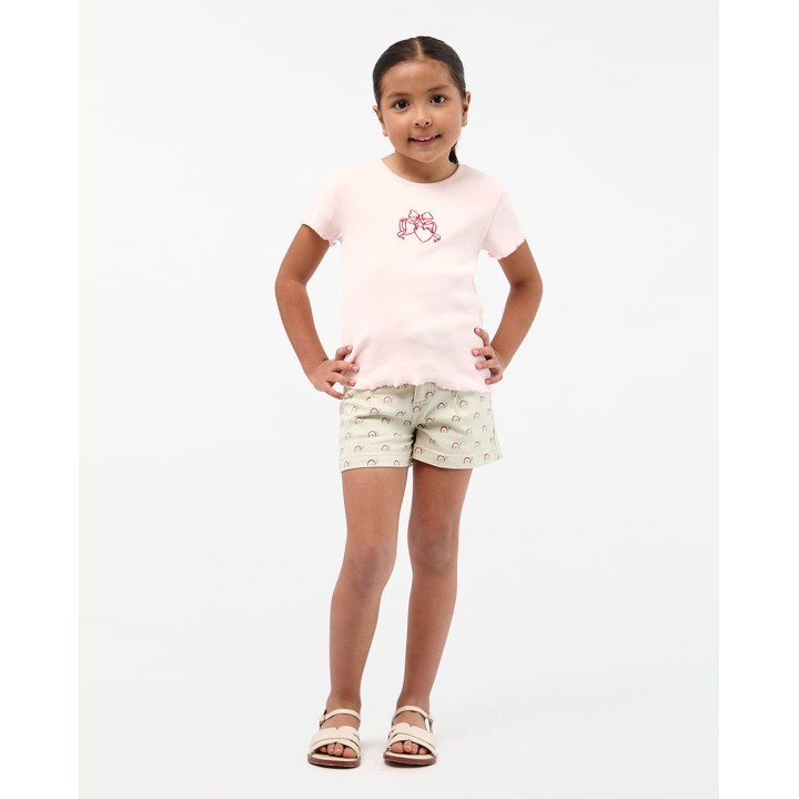 Short Niña Nayla Print Verde Ambrosia
