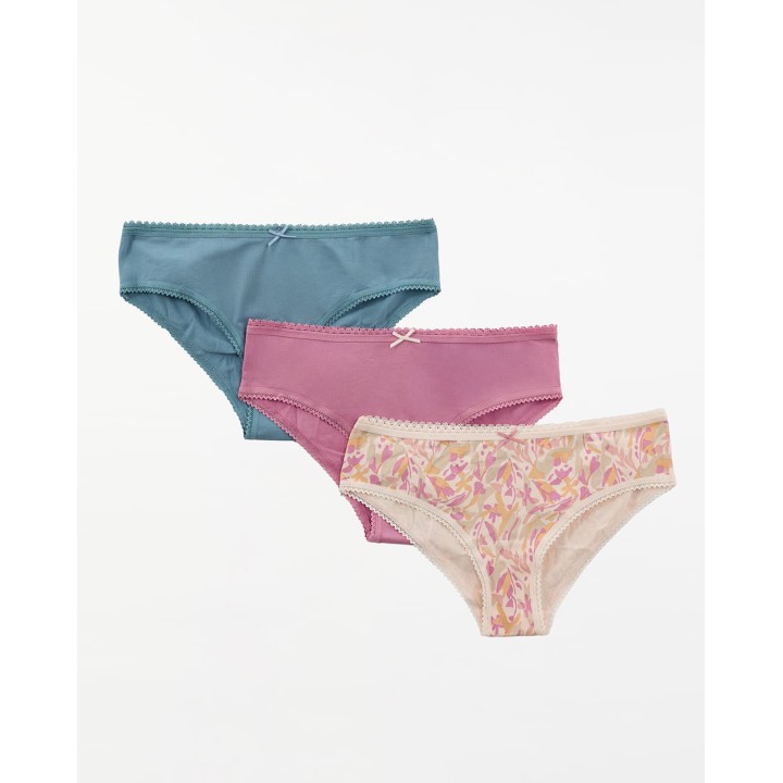Trusa Pack x 3 Mujer Kalena Borgoña
