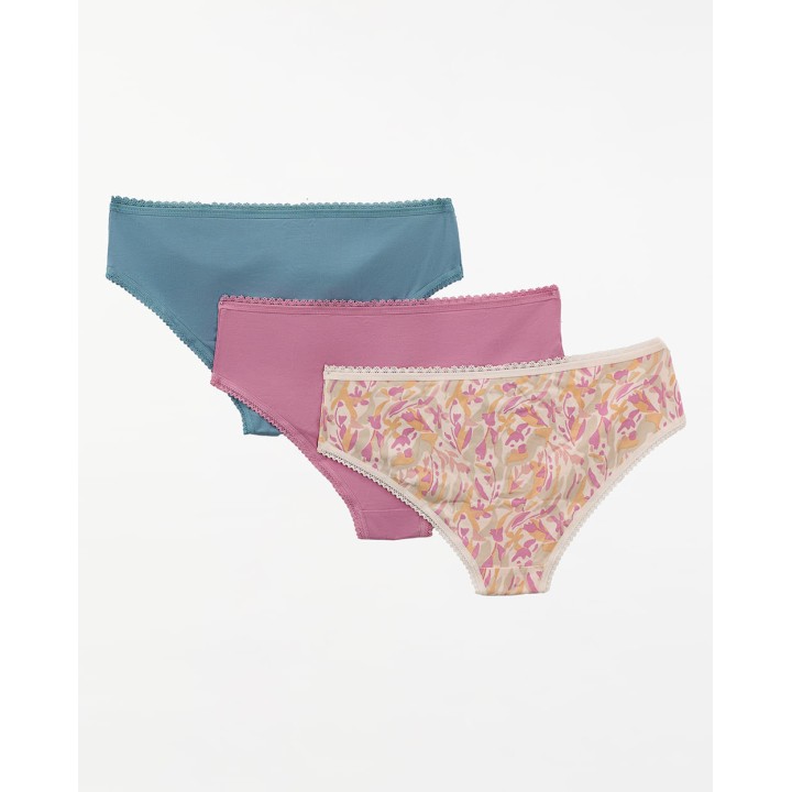 Trusa Pack x 3 Mujer Kalena Borgoña