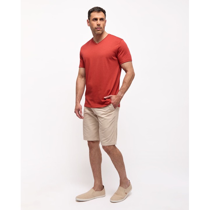 Polo Hombre Antonio Core Rojo Ladrillo