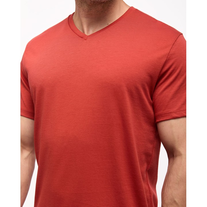 Polo Hombre Antonio Core Rojo Ladrillo