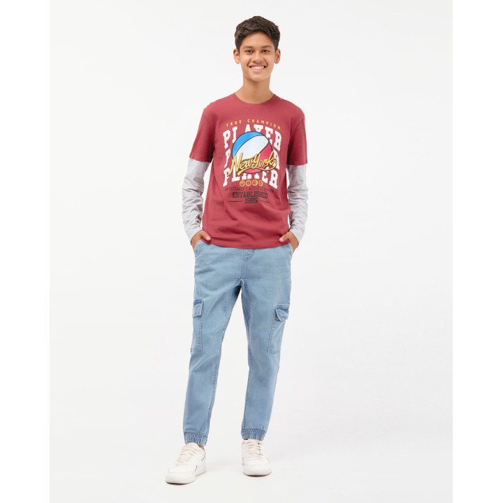 Jogger Jovencito Joao Light Wash